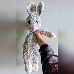 Handmade Adorable crochet bunny rabbit snuggler Blanket